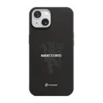 Phonecases3D iPhone 15 Manchester United FC kompostoituva suojakuori, musta