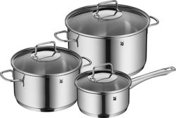 WMF Astoria -keittoastiasetti, 3-osainen, ruostumaton teräs