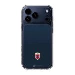 Phonecases3D iPhone 17 Pro Max Norges Fotballforbund Clear case -suojakuori, musta