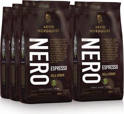 Arvid Nordquist Espresso Nero -espressopavut, 6 x 500 g