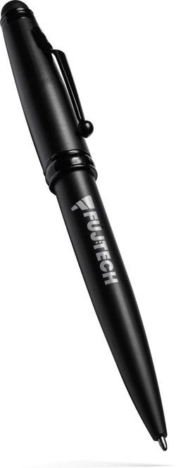 Fuj:tech 2-in-1 Stylus -kosketusnäyttökynä ja mustekynä, musta