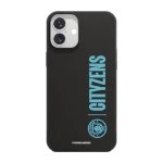 Phonecases3D iPhone 16 Plus Man City kompostoituva suojakuori, musta