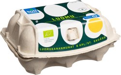 Kotimaista Luomukananmuna M6 348g