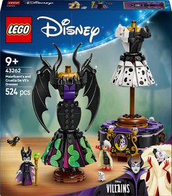 LEGO Disney Classic 43262 – Pahattaren ja Cruella De Vilin mekot