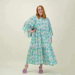 Bell Sleeve Midi Dress -Mekko