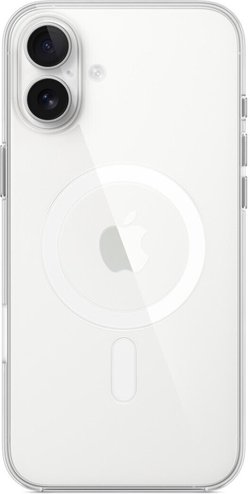 Apple iPhone 16 Plus kirkas kuori MagSafella, läpinäkyvä