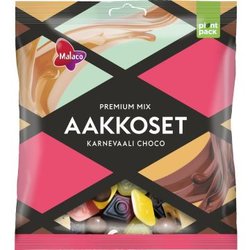 AAKKOSET KARNEVAALI CHOCO  280 G