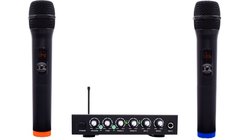 ProCaster Tempo karaokemikseri kahdella langattomalla mikrofonilla