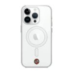 Phonecases3D iPhone 14 Pro Tromsø IL Clear case (MagSafe) -suojakuori, valkoinen