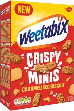 Weetabix Minis Caramelised Biscuit täysjyvävehnämuro 500g