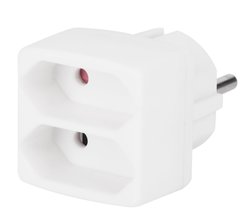 Fuj:tech 2-osainen virtapistokejakaja, valkoinen