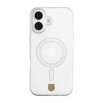 Phonecases3D iPhone 17 Aalesunds FK Clear case (MagSafe) -suojakuori, valkoinen