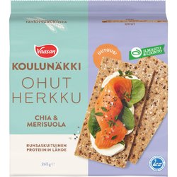 Koulunäkki Vaasan 260 g Ohut Herkku Chia & Merisuola