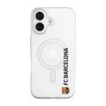 Phonecases3D iPhone 17 FC Barcelona Clear case (MagSafe) -suojakuori, valkoinen