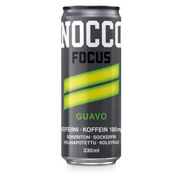 Nocco Focus Guavo sokeriton energiajuoma 0,33l
