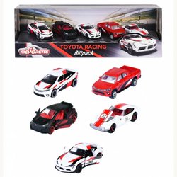 Majorette Toyota Racing 5-pack Giftpack pikkuauto lahjapakkaus