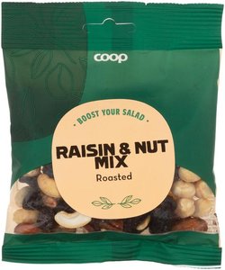 Coop salaattilisuke rusina- ja pähkinäsekoitus 100 g