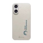 Phonecases3D iPhone 17 Norges Motorsportforbund kompostoituva suojakuori, valkoinen