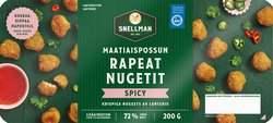 Snellman Maatiaispossun rapeat nugetit spicy 200g