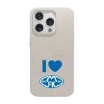 Phonecases3D iPhone 15 Pro Molde FK kompostoituva suojakuori, valkoinen