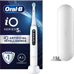 Oral-B iO Series 5s -sähköhammasharja, valkoinen