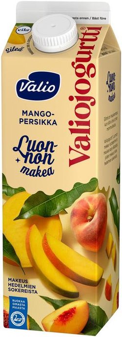 Valiojogurtti® Luonnon makea mango-persikka laktoositon 1 kg