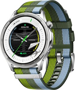 OPPO Watch S älykello tekstiilirannekkeella, hopea