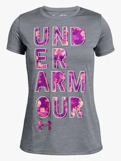 Under Armour Hybrid 2.0 Big Logo T-Paita, Steel