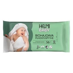 HELMI BABY BIOHAJOAVA PUHDISTUSPYYHE 56 KPL