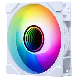 Phanteks M25 Gen2 120 mm PWM DRGB Reverse tuuletin, valkoinen