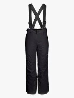 Jack Wolfskin Powder Mountain Toppahousut, Musta