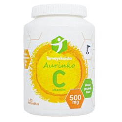 Terveyskaista Aurinko C 500 mg 120 tabl (vatsaystävällinen)