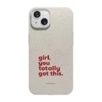 Phonecases3D iPhone 13 Martine Halvorsen kompostoituva suojakuori, valkoinen