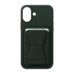 Snapcase iPhone 16 Pro GripStand 2 kortin lompakko, vihreä
