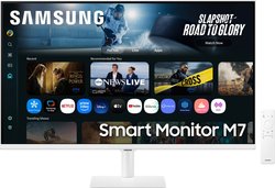 Samsung Smart Monitor M7 (M70F) 32" 4K-näyttö, valkoinen