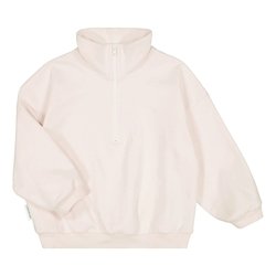 Outlet Cotton Wide Zipper Sweatshirt