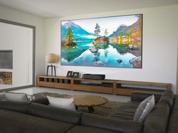 Epson EH-LS800B 3LCD 4K PRO-UHD -lähilaserprojektori, musta + Epson ELPSC36 Laser TV screen -kiinteä 120" valkokangas