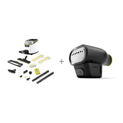 Kärcher SC 5 Deluxe Signature Line höyrypesuri  + Kärcher vaatehöyrystin