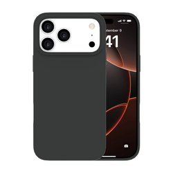 Ferrelli iPhone 18 Pro Max/17 Pro Max Silicone Case Mag MagSafe-yhteensopiva Liquid-silikonikuori, musta