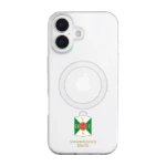 Phonecases3D iPhone 17 Varbergs BoIS Clear case (MagSafe) -suojakuori, valkoinen