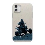 Phonecases3D iPhone 11 Norges Motorsportforbund kompostoituva suojakuori, valkoinen