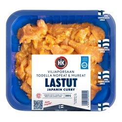 HK Viljaporsaan Todella nopea mureat lastut Japanin curry 300 g