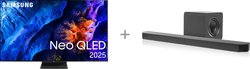 Samsung 75" QN80F – 4K QD Mini-LED TV + HW-Q800H 5.1.2 Dolby Atmos soundbar -tuotepaketti