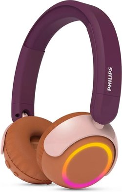 Philips TAK4200MP/00 lasten sankakuulokkeet, punavioletti