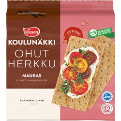 Koulunäkki Vaasan 265 g Ohut Herkku Maukas