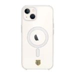 Phonecases3D iPhone 13 Aalesunds FK Clear case (MagSafe) -suojakuori, valkoinen
