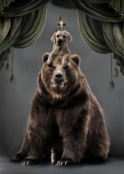 Linn Wold Juliste 70x100 Teddy \u0026 buds