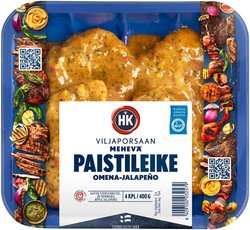 HK Viljaporsaan mehevä paistileike omena-jalapeno 400g