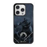 Phonecases3D iPhone 15 Pro Norges Motorsportforbund -3D suojakuori, musta