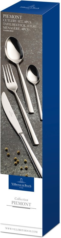 Villeroy & Boch Piemont -aterinsetti, 4 osaa